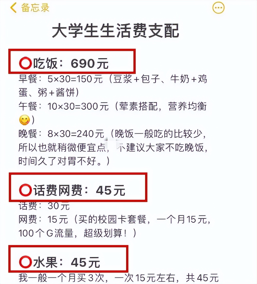 包个大学生价目表