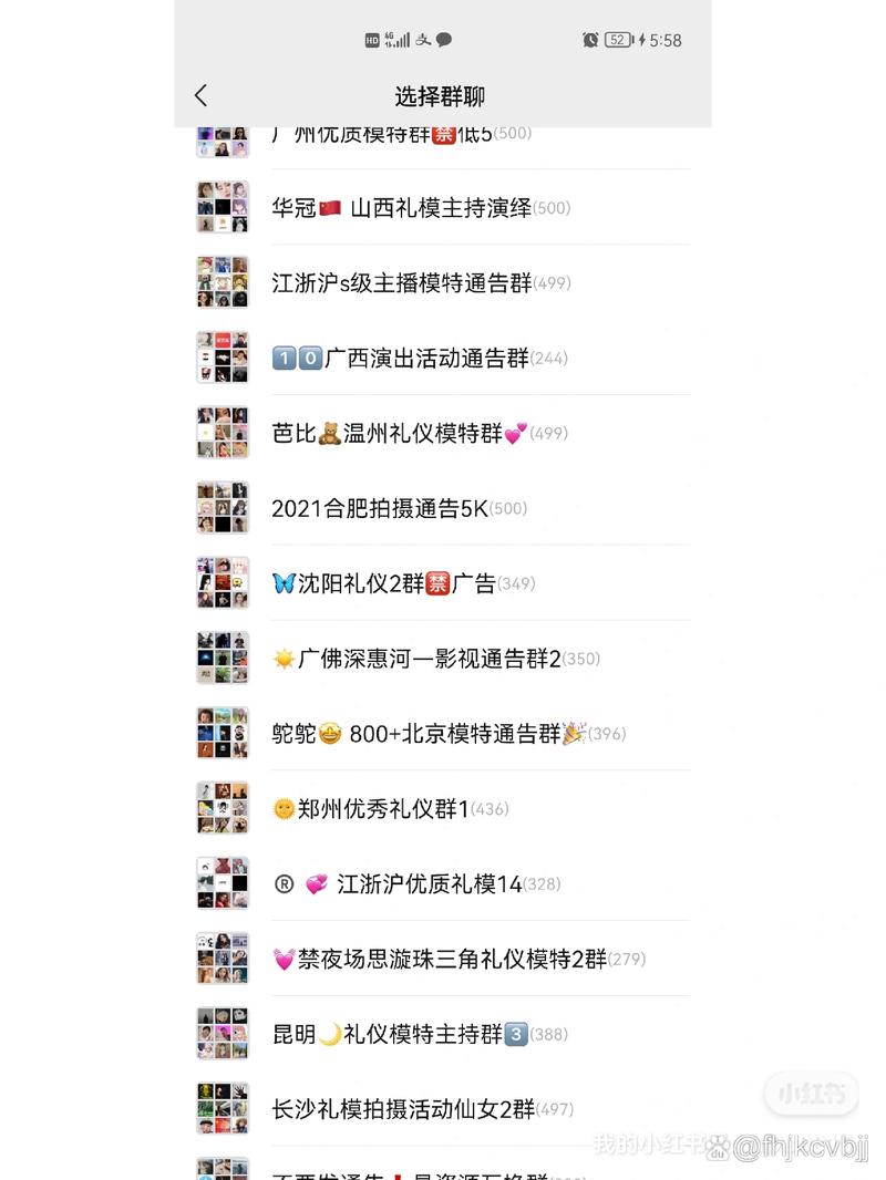 全国高端模特微信群