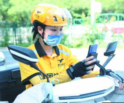 美团上门女骑手怎么点