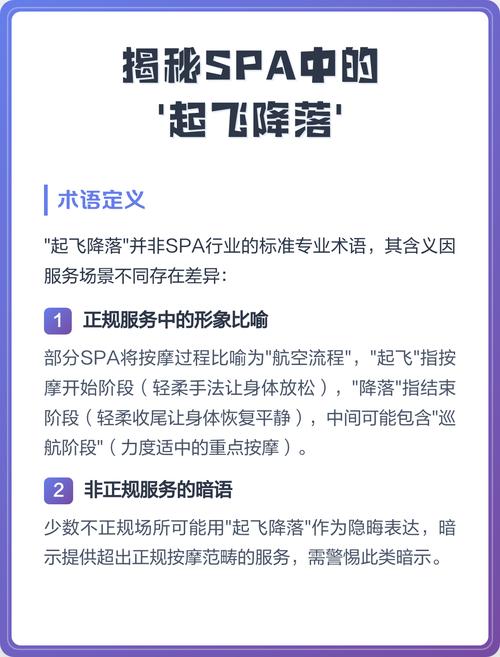 腾飞降落spa术语