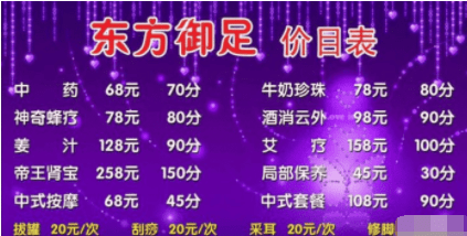 通常300块的足疗都蕴含什么