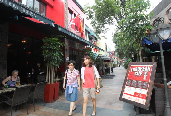 洋妞快餐一条街叫什么