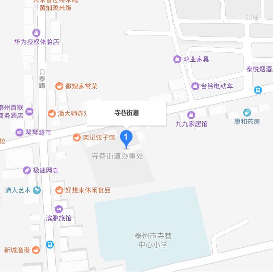 泰州寺巷周围有小巷子吗在那里