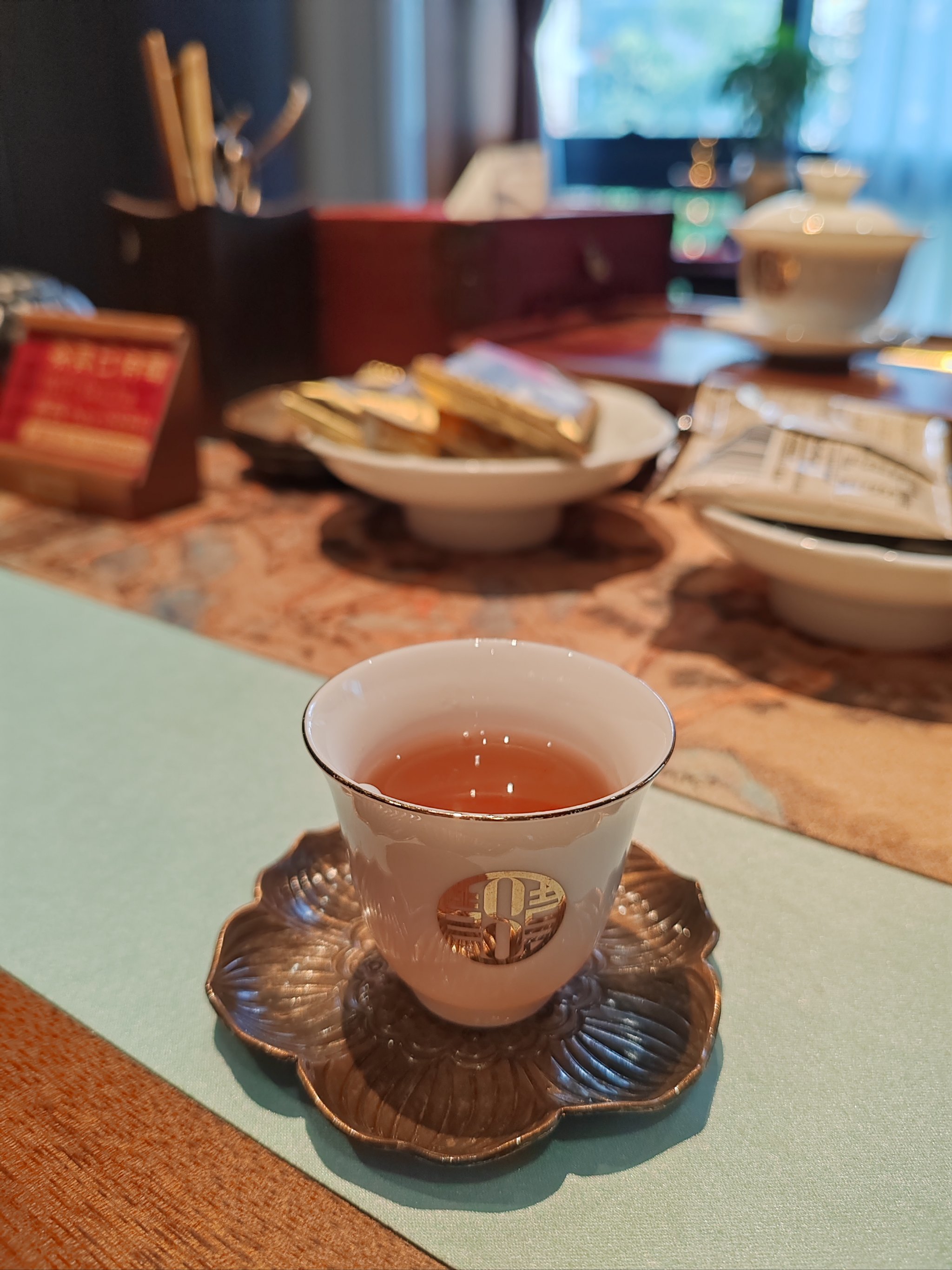 万达广场有喝茶的处所吗