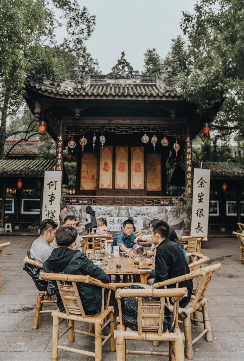 周围茶楼品茗休闲场合