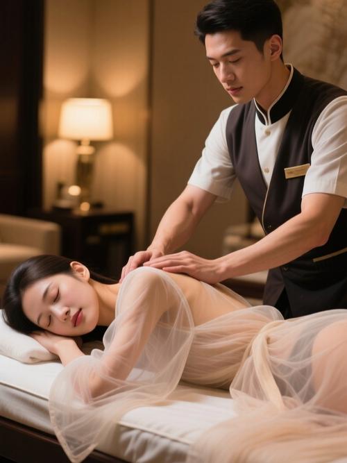 风骚少妇男技师做spa