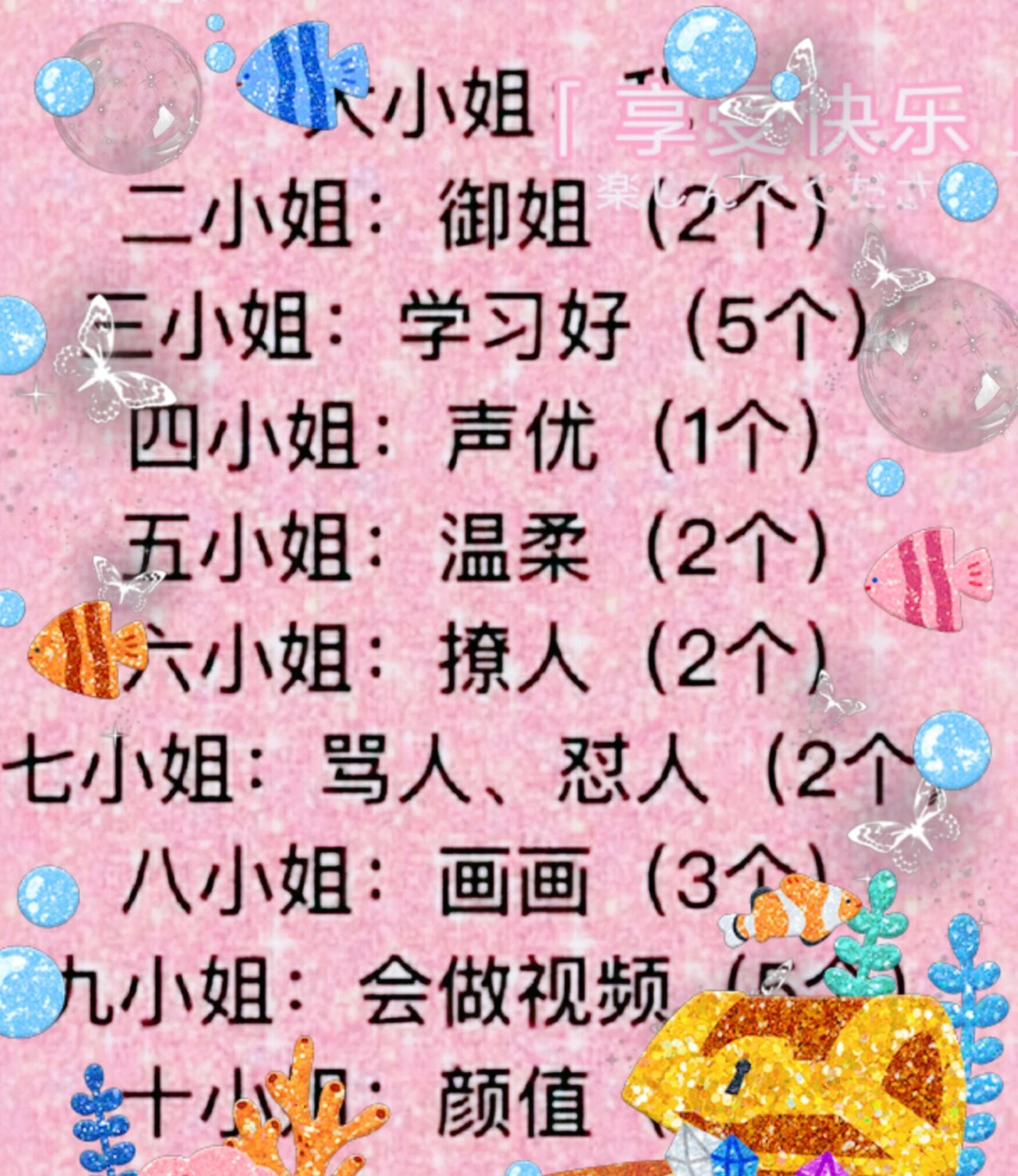小姐一样平常收费分为几种