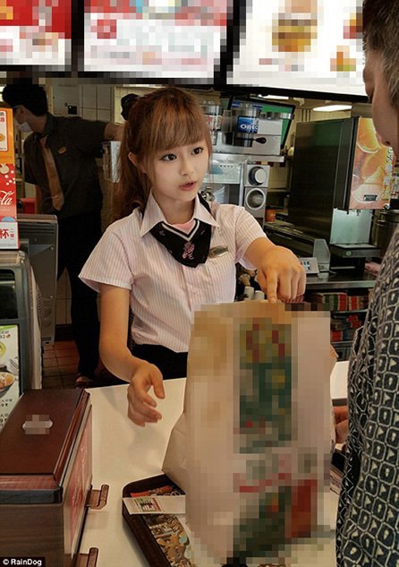 24幼时微信快餐妹