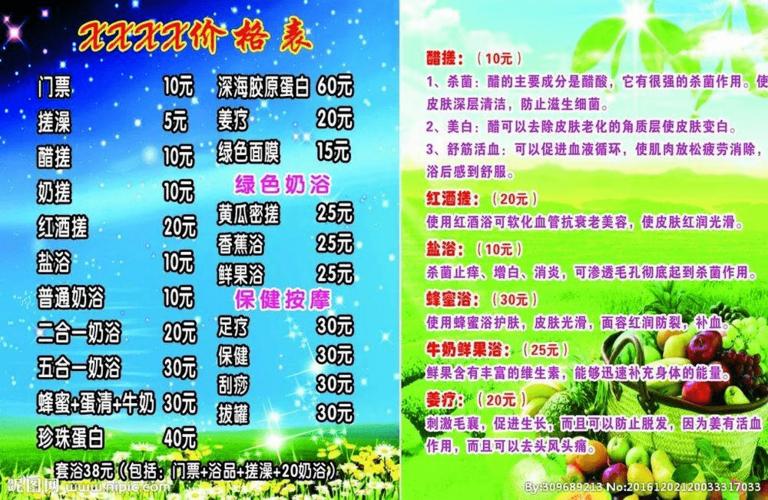 昭通一千块钱大保健能做哪些项目