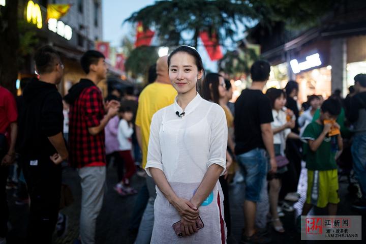 杭州那里有招手女