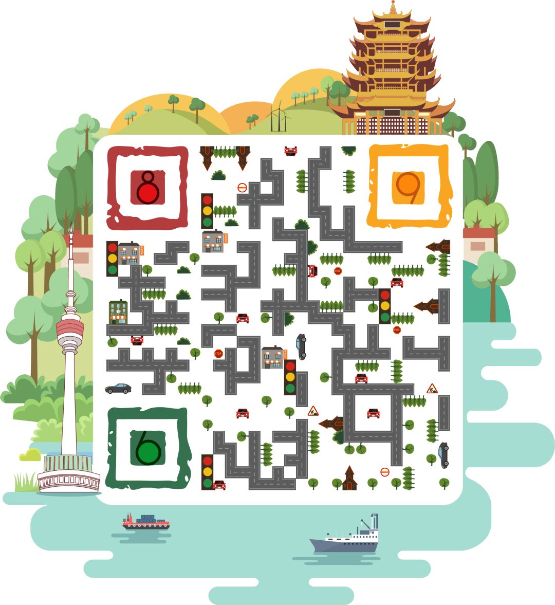 武汉微信扫二维码的同城服务