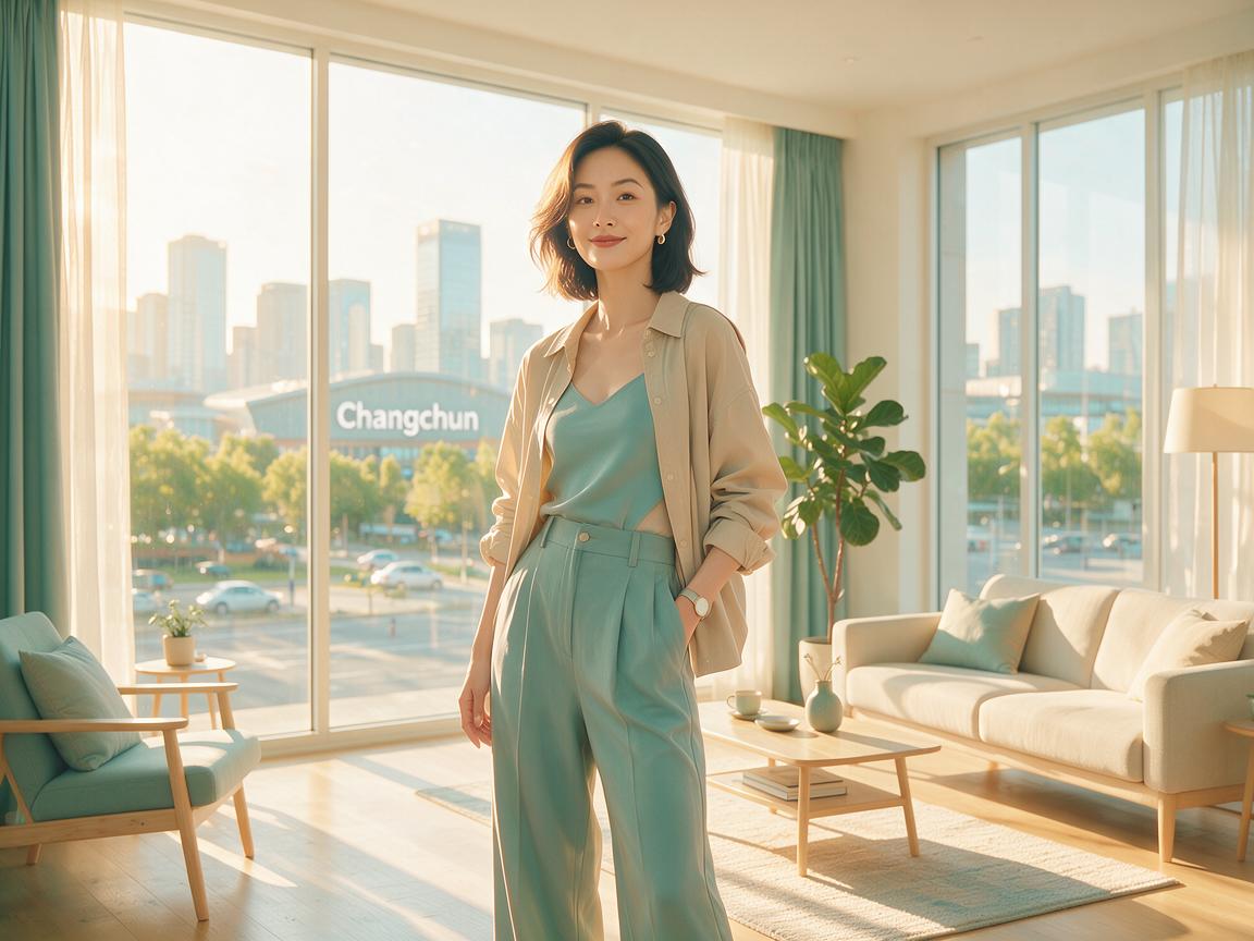 长春欢乐颂公寓美女