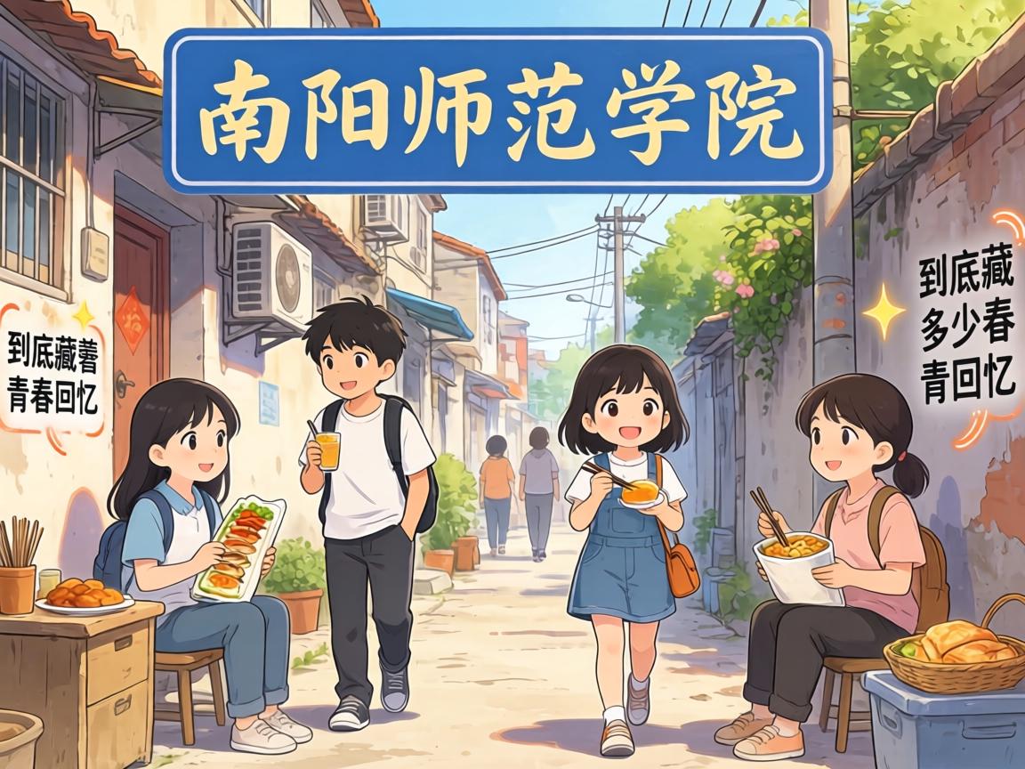 南阳师范学院对面小巷子里到底藏着多少青春回忆和美味？