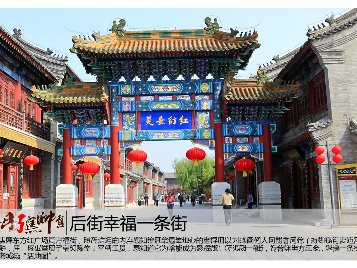 焦作东方红广场后街幸福一条街，恁知道它为啥能成为老城的“活地图”不？