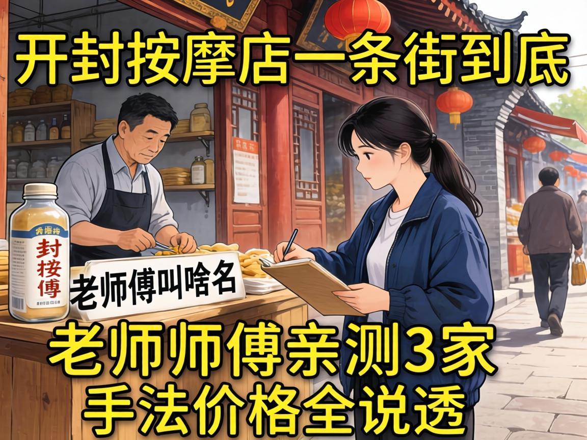 开封按摩店一条街到底叫啥名？老师傅亲测3家，手法价格全说透！