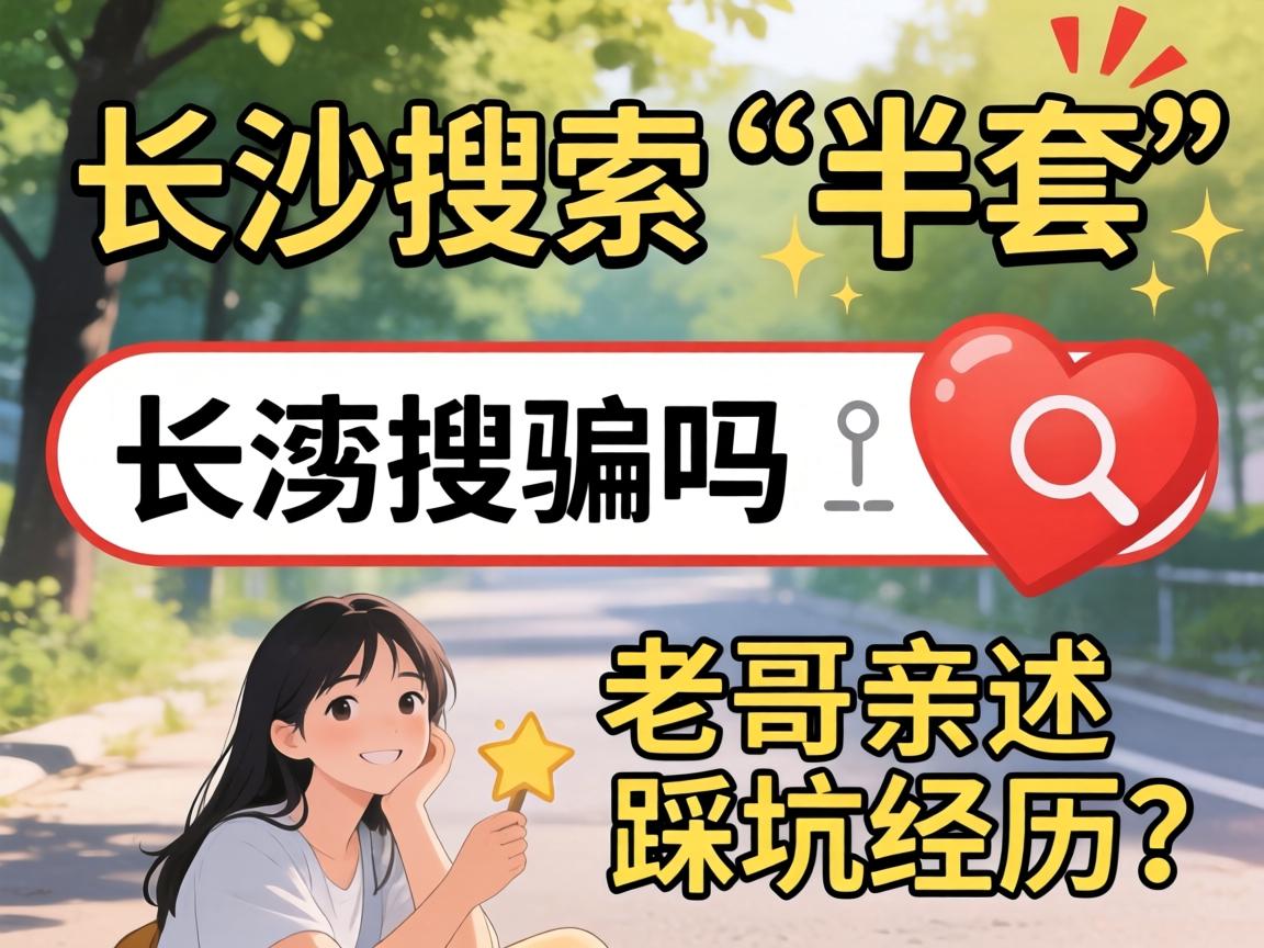 在长沙搜索“半套”会被骗吗？老哥亲述踩坑经历与避坑指南