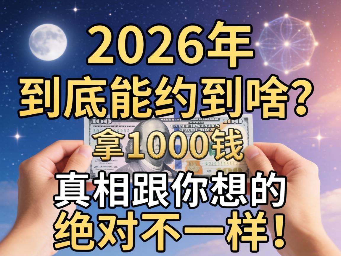 2026年，拿1000块钱到底能约到啥？真相跟你想的绝对不一样！