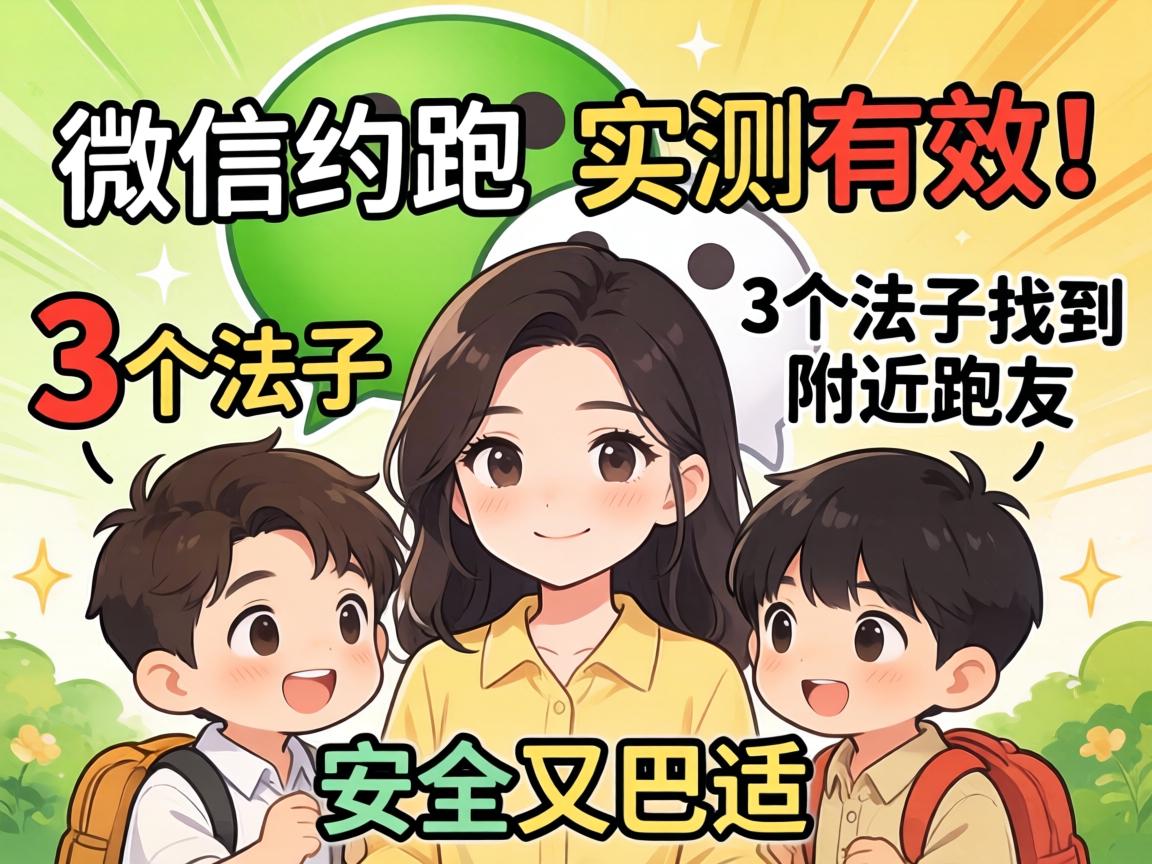 微信约跑_实测有效！3个法子找到附近跑友，安全又巴适