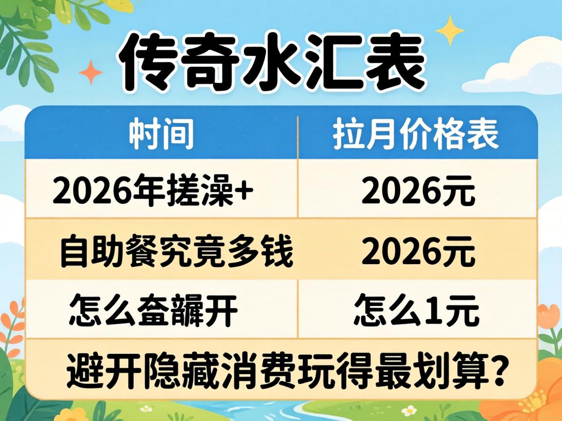 ����ˮ��۸����2026�����+�����;�����Ǯ����ô�ܿ�����������������