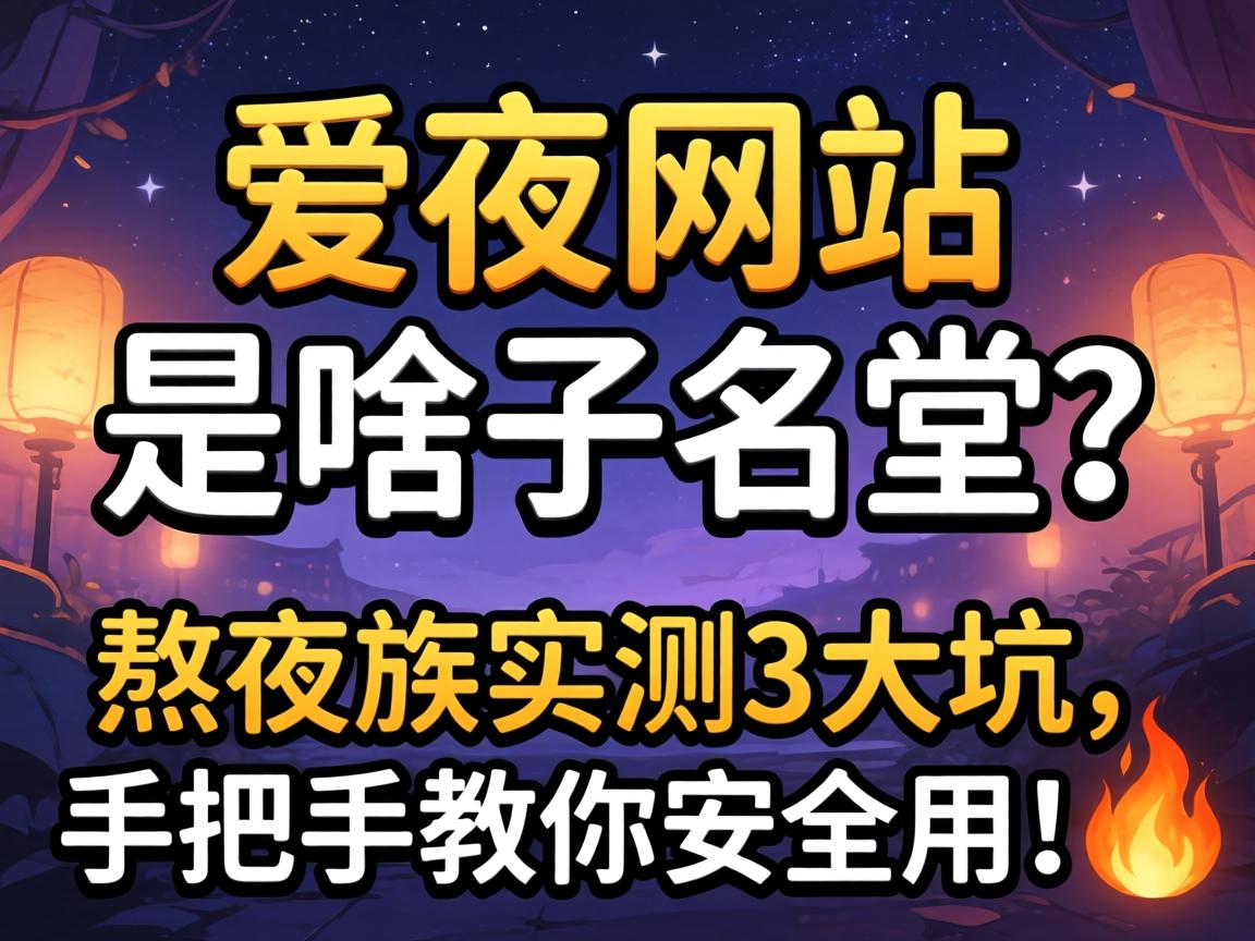爱夜网站_是啥子名堂？熬夜族实测3大坑，手把手教你安全用！?