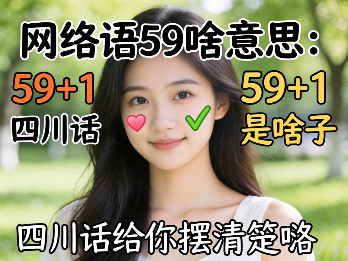 ÍøÂçÓï59ɶÒâ˼59+1ÊÇɶ×ÓÒâ˼ËÄ´¨»°¸øÄã°ÚÇå³þ¿©