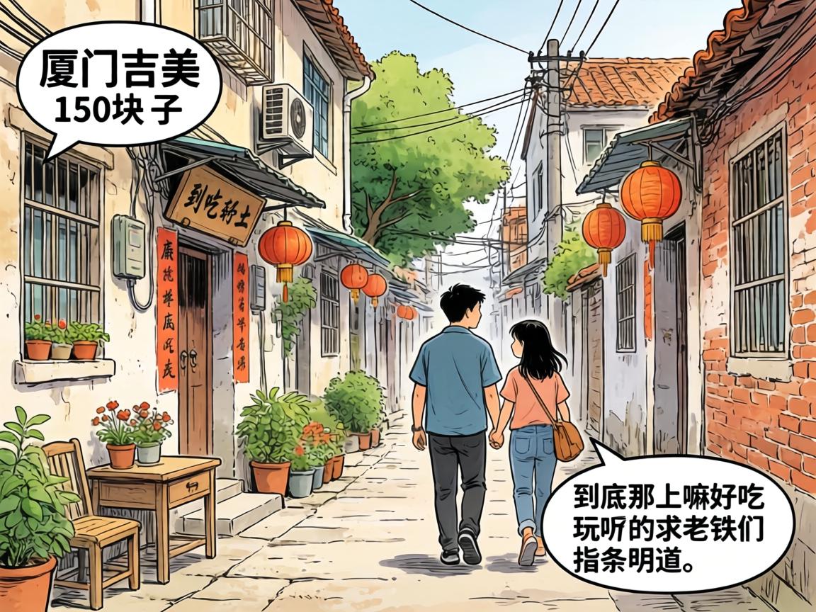 厦门集美150块的小巷子到底在哪儿？有嘛好吃好玩的求老铁们指条明道儿！