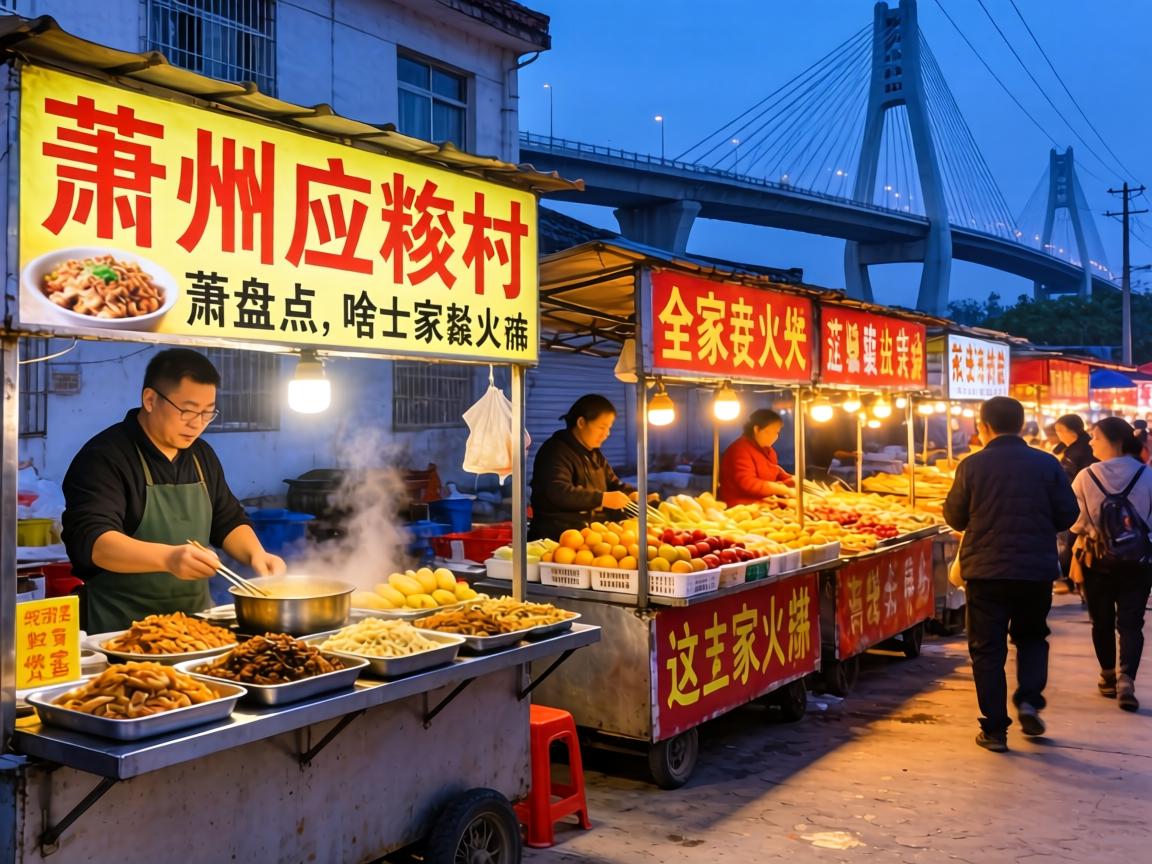 萧山二桥村晚上有啥卖的?夜市小吃、水果摊全盘点,这3家最火!