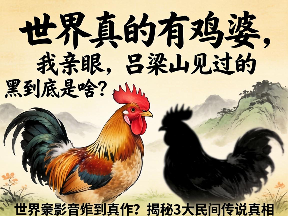 世界真的有鸡婆, 我亲眼在吕梁山见过的黑影到底是啥?揭秘3大民间传说真相