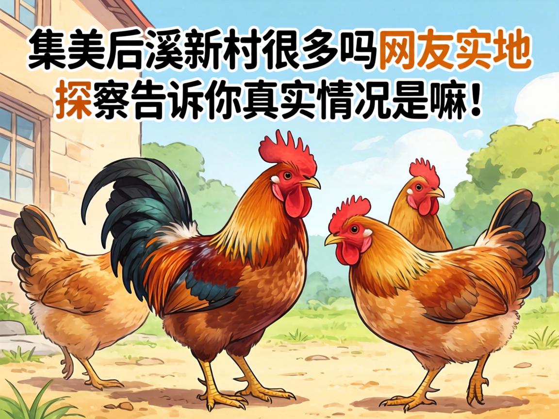 集美后溪新村很多鸡吗？网友实地探访，告诉你真实情况是嘛！