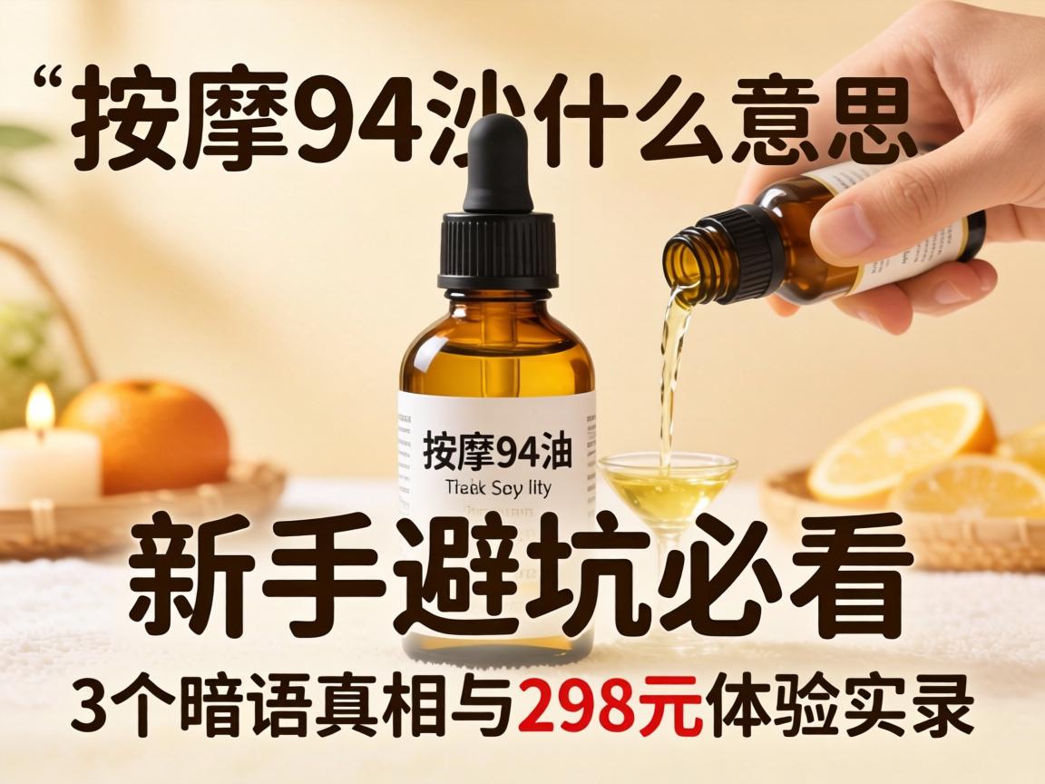 按摩94油什么意思？新手避坑必看，3个暗语真相与298元体验实录