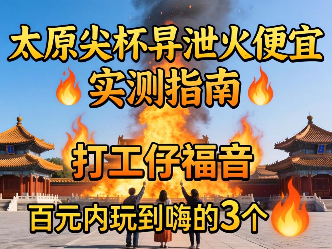 太原尖草坪泄火便宜实测指南｜打工仔福音，百元内玩到嗨的3个地方?