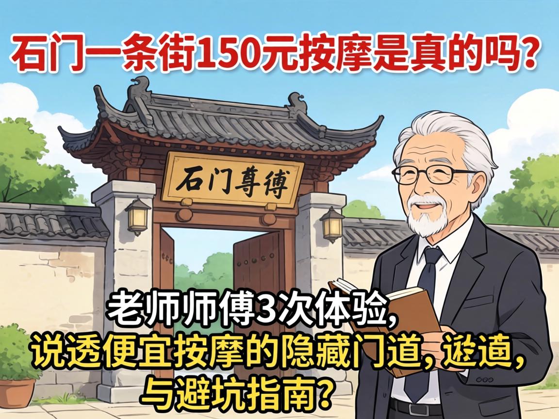 石门一条街150元按摩是真的吗？,老师傅3次体验，说透便宜按摩的隐藏门道与避坑指南