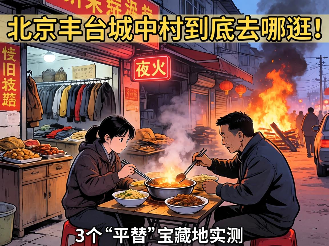 北京丰台城中村到底去哪逛？夜宵、旧货、烟火气，3个“平替”宝藏地实测！