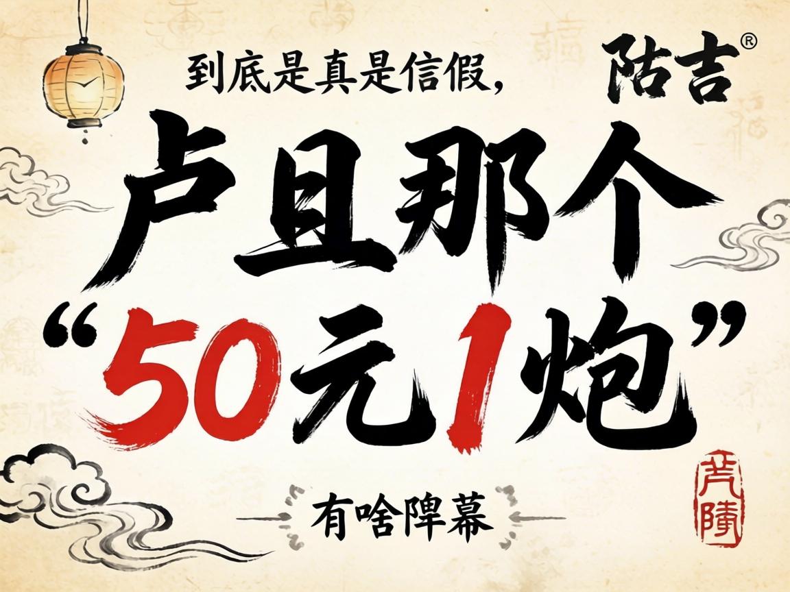 甪直那个“50元1炮”的传言,到底是真是假有啥内幕?