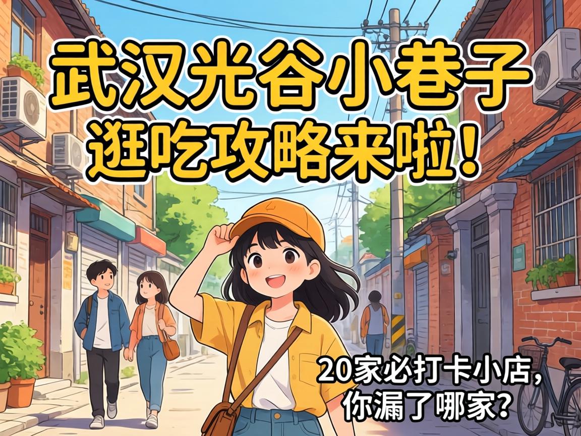 武汉光谷小巷子，逛吃攻略来啦！20家必打卡小店，你漏了哪家？