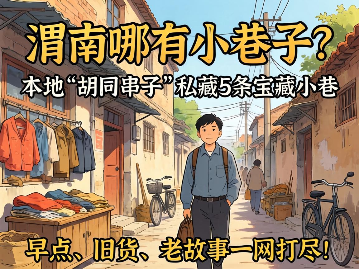 渭南哪有小巷子？本地“胡同串子”私藏5条宝藏小巷，早点、旧货、老故事一网打尽！