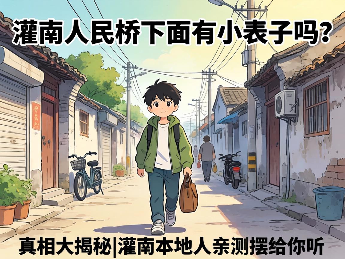 灌南人民桥下面有小表子吗？真相大揭秘|灌南本地人亲测摆给你听