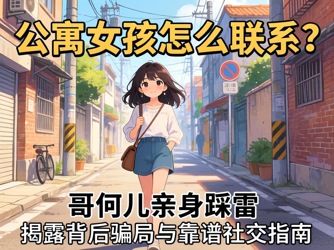 公寓女孩怎么联系?哥们儿亲身踩雷,揭露背后骗局与靠谱社交指南