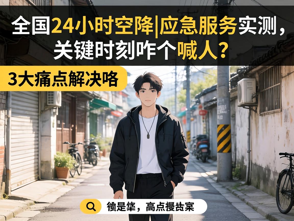 全国24小时空降|应急服务实测，关键时刻咋个喊人？3大痛点解决咯