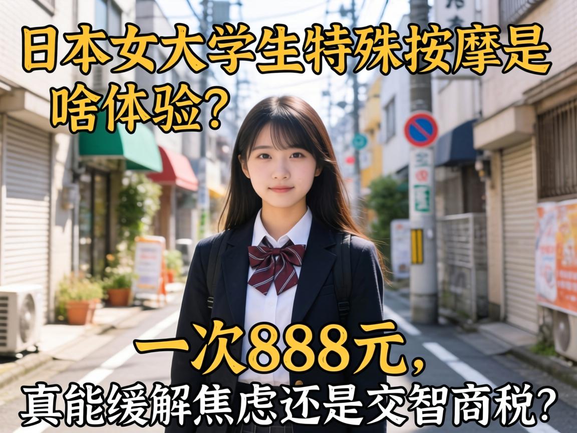 日本女大学生特殊按摩是啥体验?一次888元,真能缓解焦虑还是交智商税?
