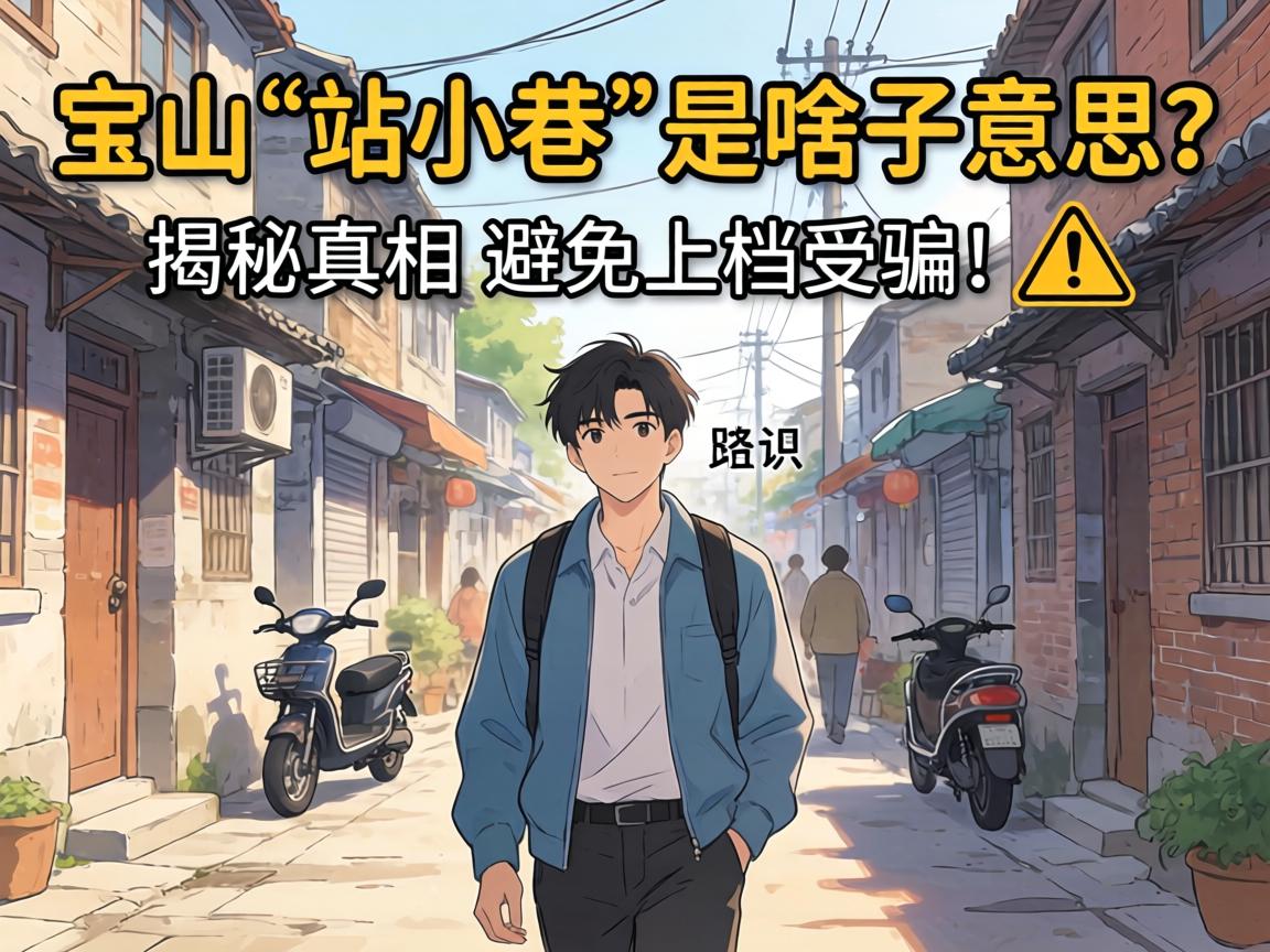 宝山“站小巷”是啥子意思？？揭秘真相 阻止受骗受骗！??