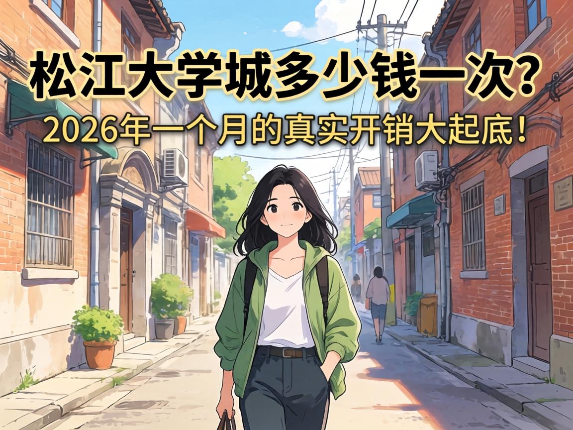 松江大学城多少钱一次？2026年一个月的真实开销大起底！