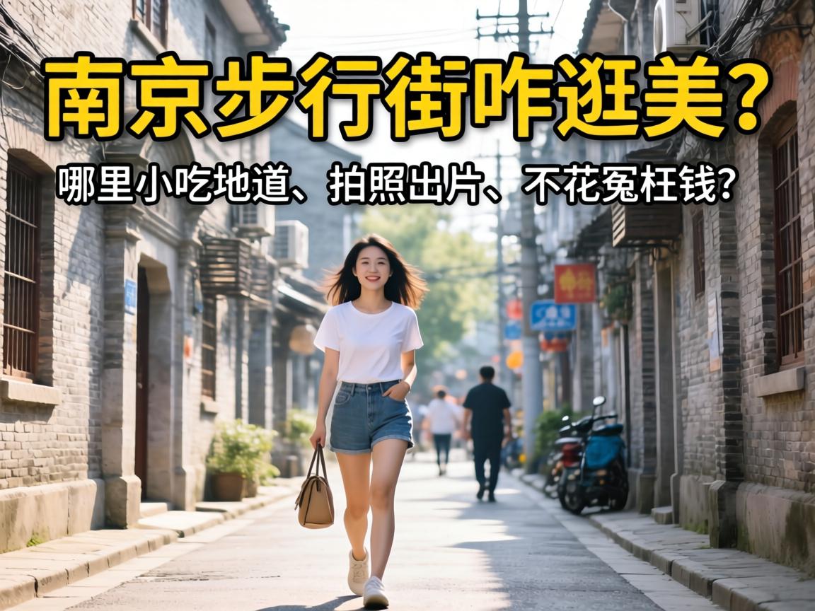 南京步行街咋逛美？哪里小吃地道、拍照出片、不花冤枉钱？