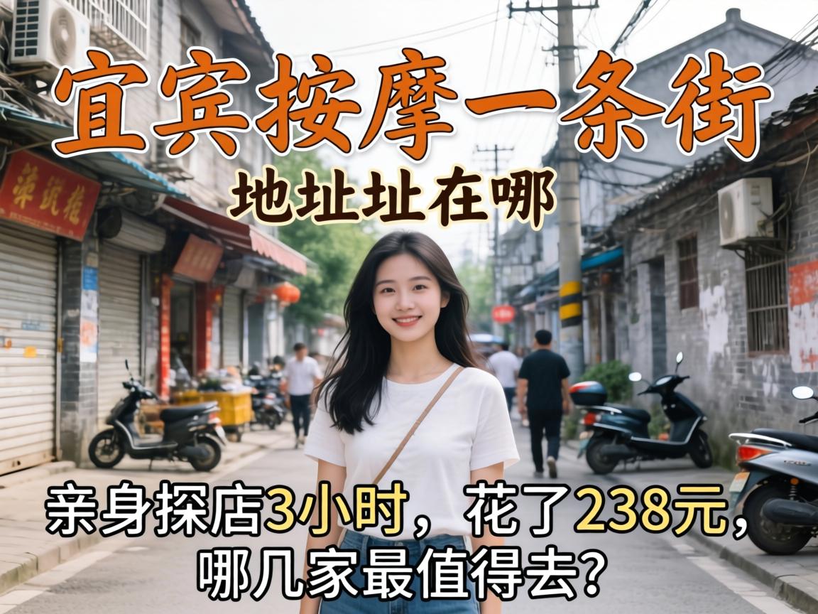 宜宾按摩一条街地址在哪,亲身探店3小时,花了238元,哪几家最值得去?