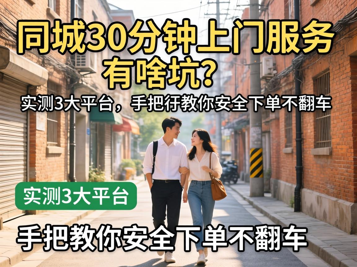 同城30分钟上门服务有啥坑？实测3大平台，手把手教你安全下单不翻车