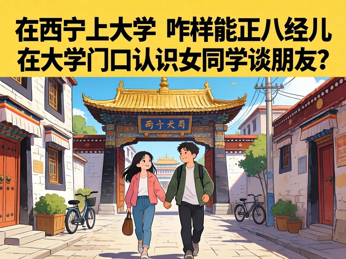 在西宁上大学，咋样能正八经儿在大学门口认识女同学谈朋友？