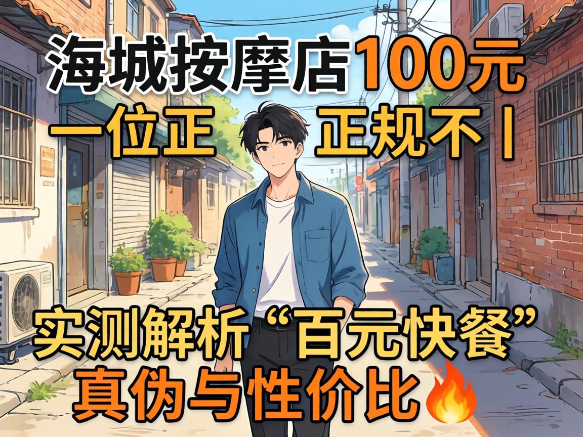 海城推拿店100元一位正规不 | 实测解析“百元快餐”真伪与性价比?