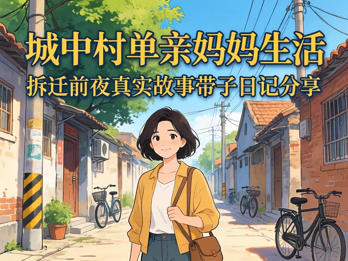 城中村单亲妈妈生活记录拆迁前夜真实故事带娃日记分享