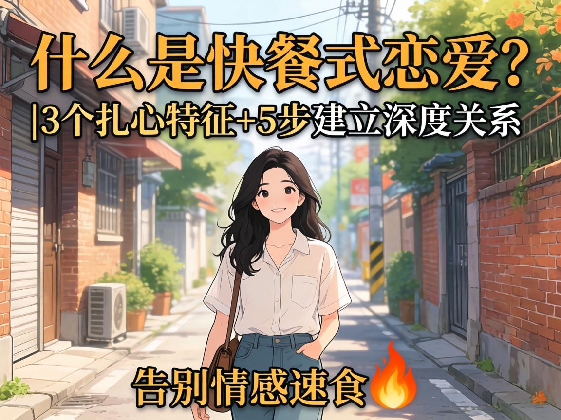 什么是快餐式恋爱？|3个扎心特征+5步建立深度关系 告别情感速食?