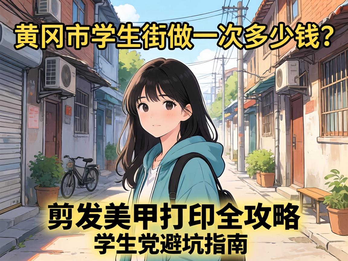 黄冈市学生街做一次多少钱？剪发美甲打印全攻略，学生党避坑指南